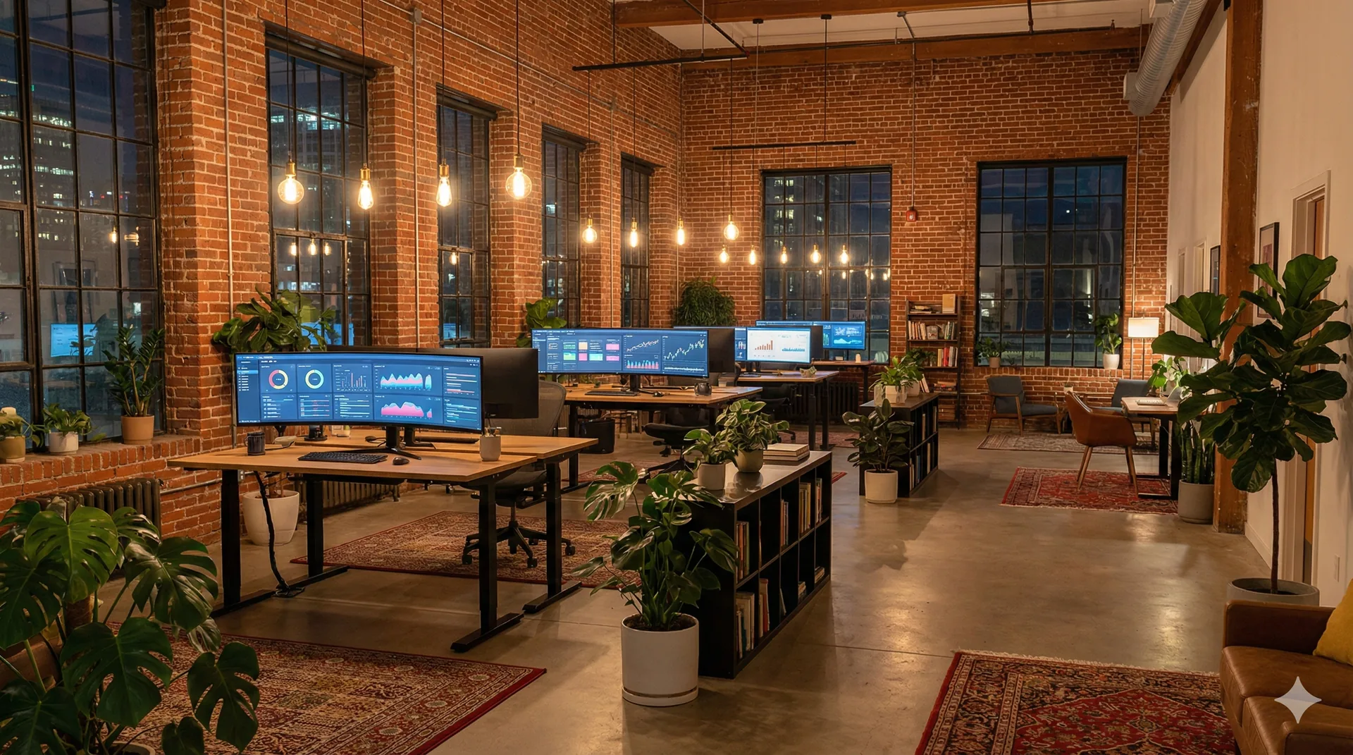 Lucid Latency office workspace